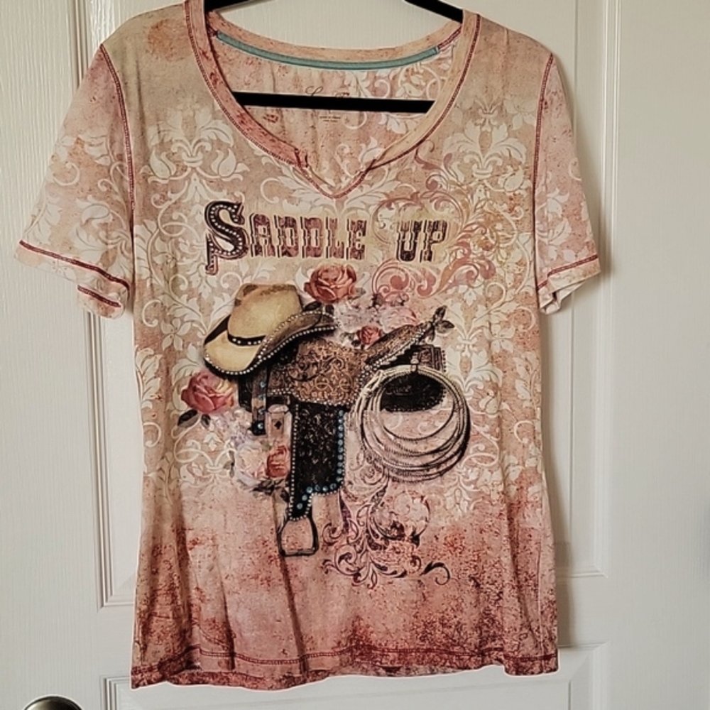 Legacy Falls Saddle Up T-shirt